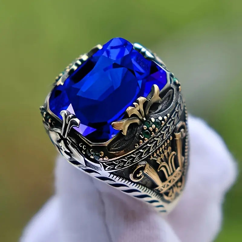 Klara Saphira Bague | Mixed Gold