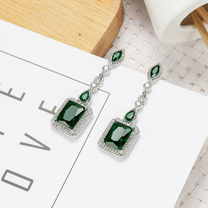 Clarion Verdancia Boucles d’oreilles | Or blanc