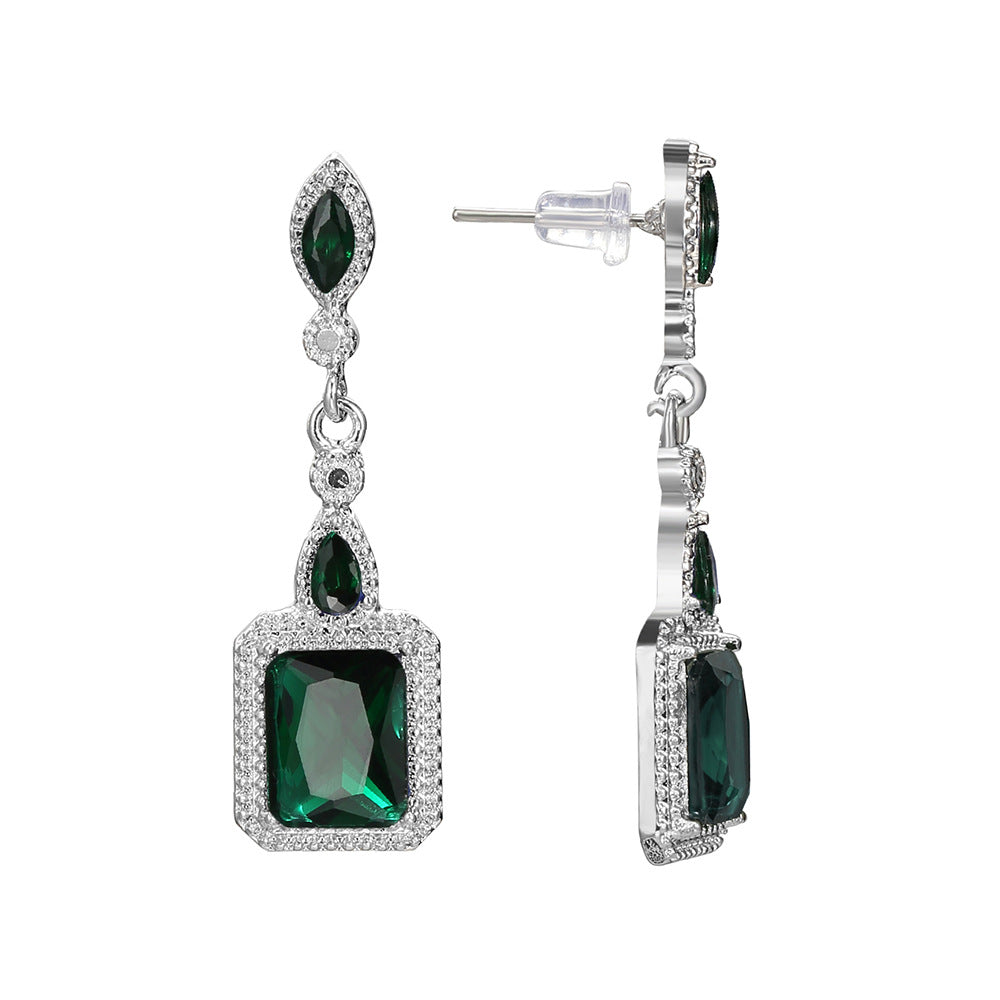 Clarion Verdancia Boucles d’oreilles | Or blanc