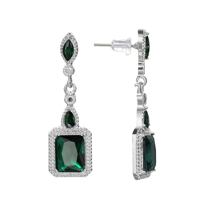 Clarion Verdancia Boucles d’oreilles | Or blanc