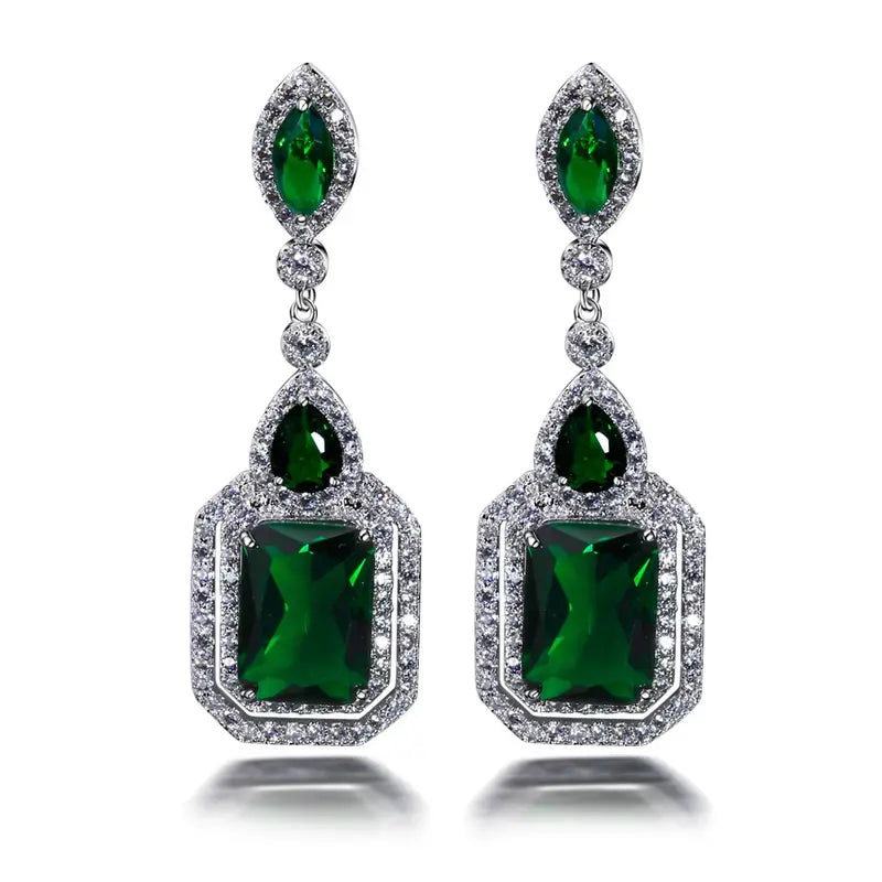 Clarion Verdancia Boucles d’oreilles | Or blanc