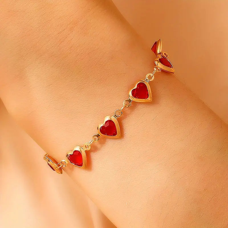 Ophelyra Garnetelle Bracelet | Doré