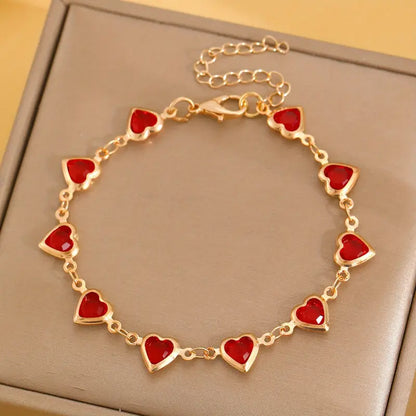 Ophelyra Garnetelle Bracelet | Doré