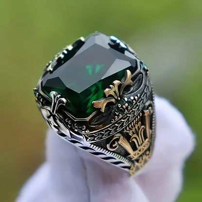 Klara Emerin Bague | Mixed Gold