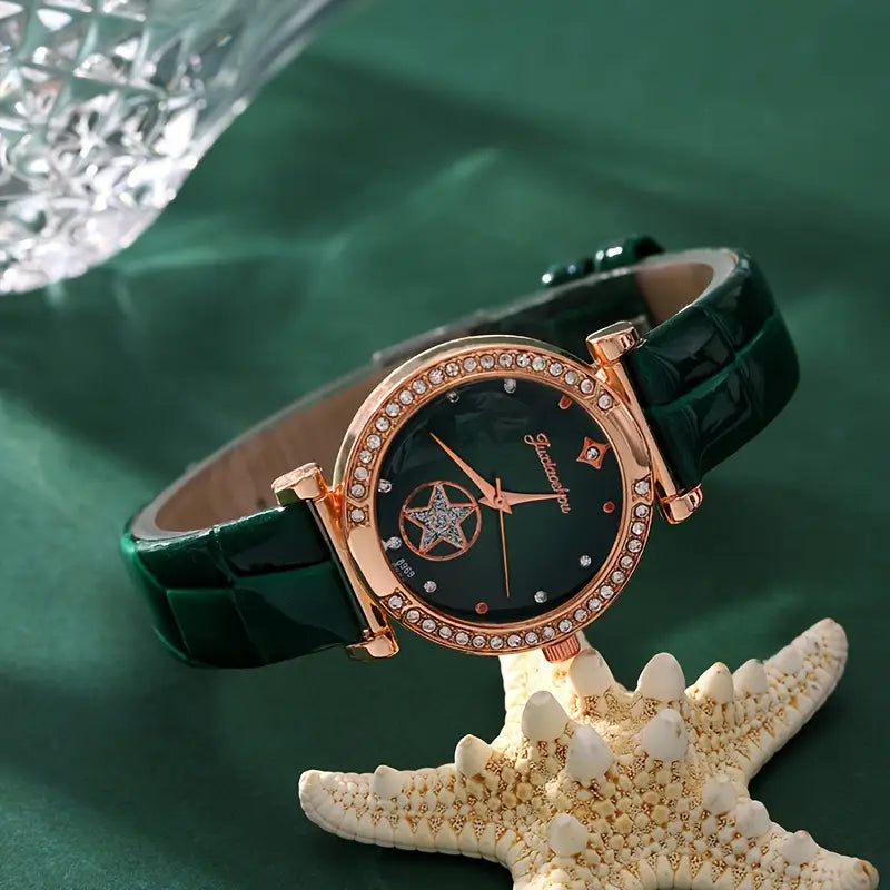 Verdantra Timecourt Parure de bijoux | Doré