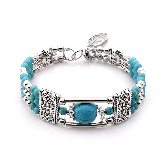 Bracelet Azura Mesa | Or blanc