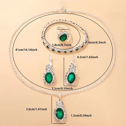 Seloria Grevalyn Parure de bijoux | Or blanc