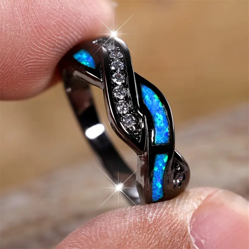 Thessia Lunebray Bague | Or blanc