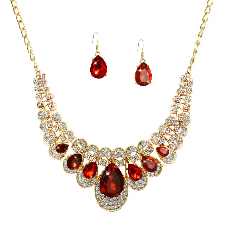 Maevina Crimselle Parure de bijoux | Doré