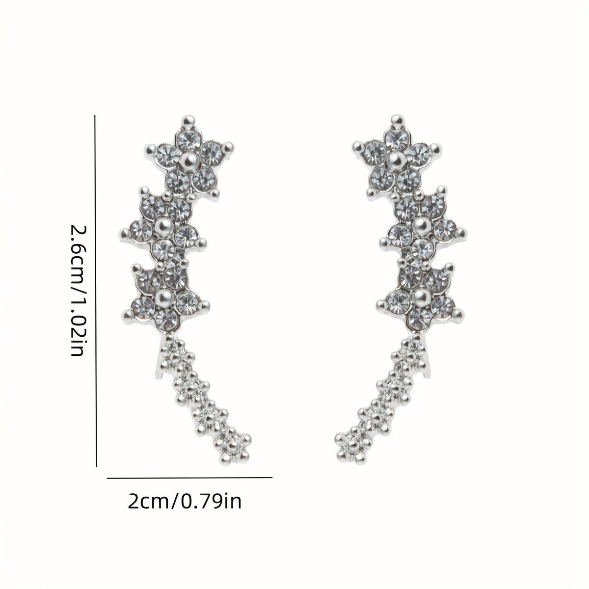 Boucles d'oreilles florales intemporelles