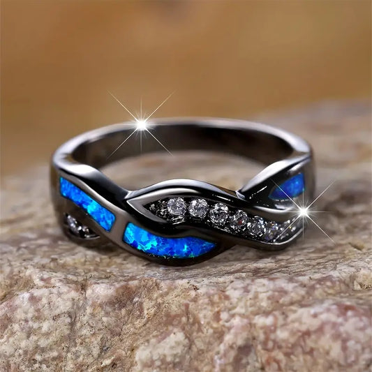 Thessia Lunebray Bague | Or blanc