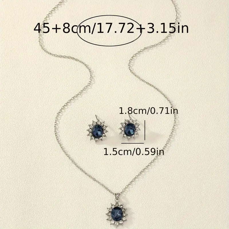 Katya Azuryn Parure de bijoux | Or blanc