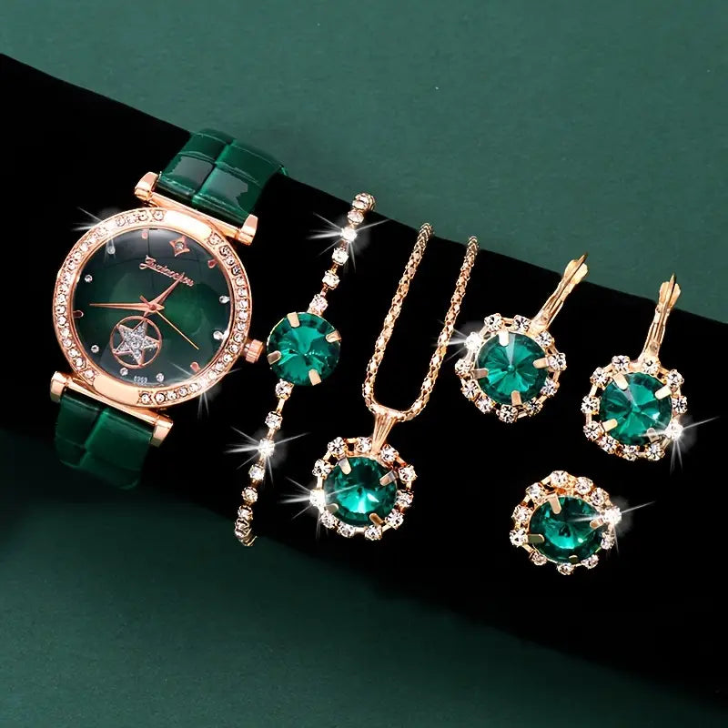 Verdantra Timecourt Parure de bijoux | Doré