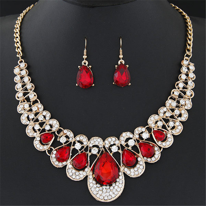 Maevina Crimselle Parure de bijoux | Doré