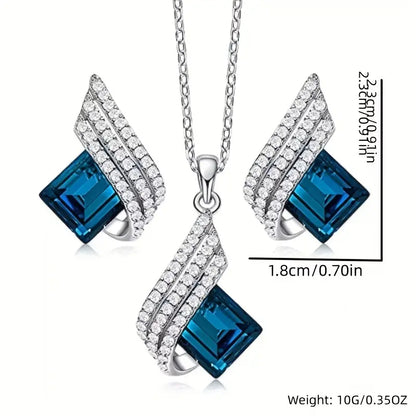 Brienne Solazure Parure de bijoux | Or blanc