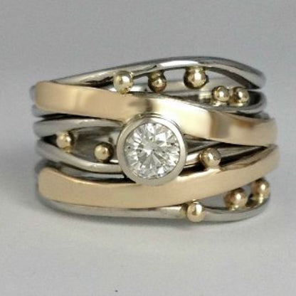 Bague Dorure Incrustée™ – Éclat Vintage