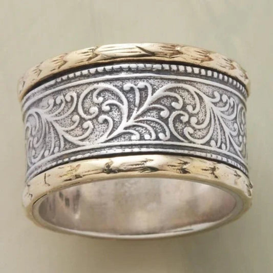 Bague Vintage en Or et Argent