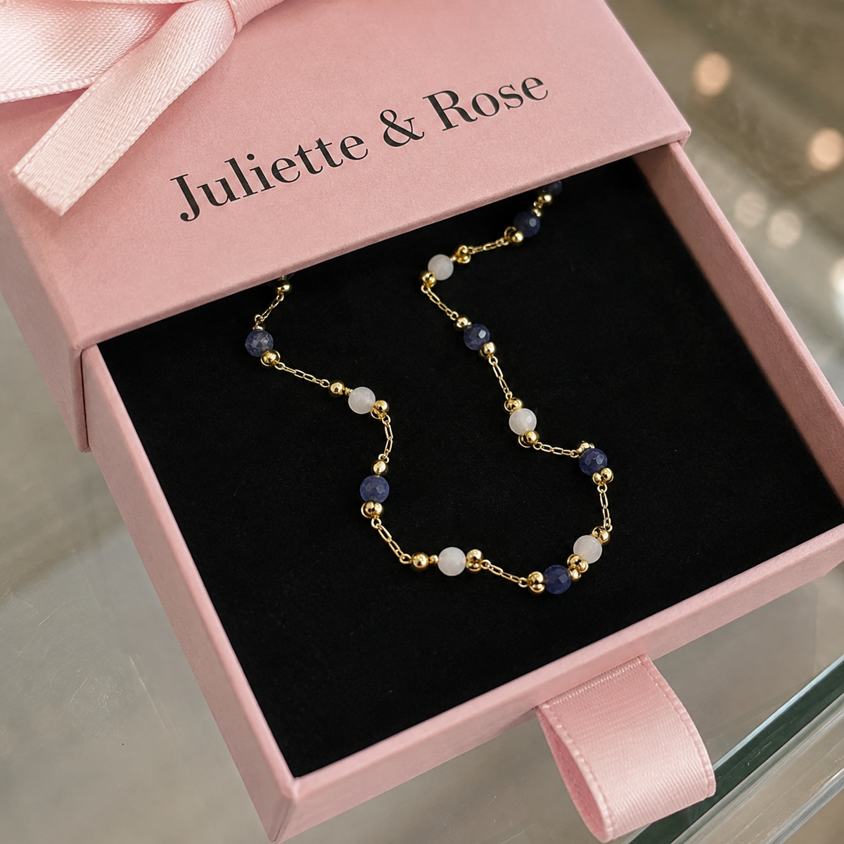 Collier en Couches avec Pierres