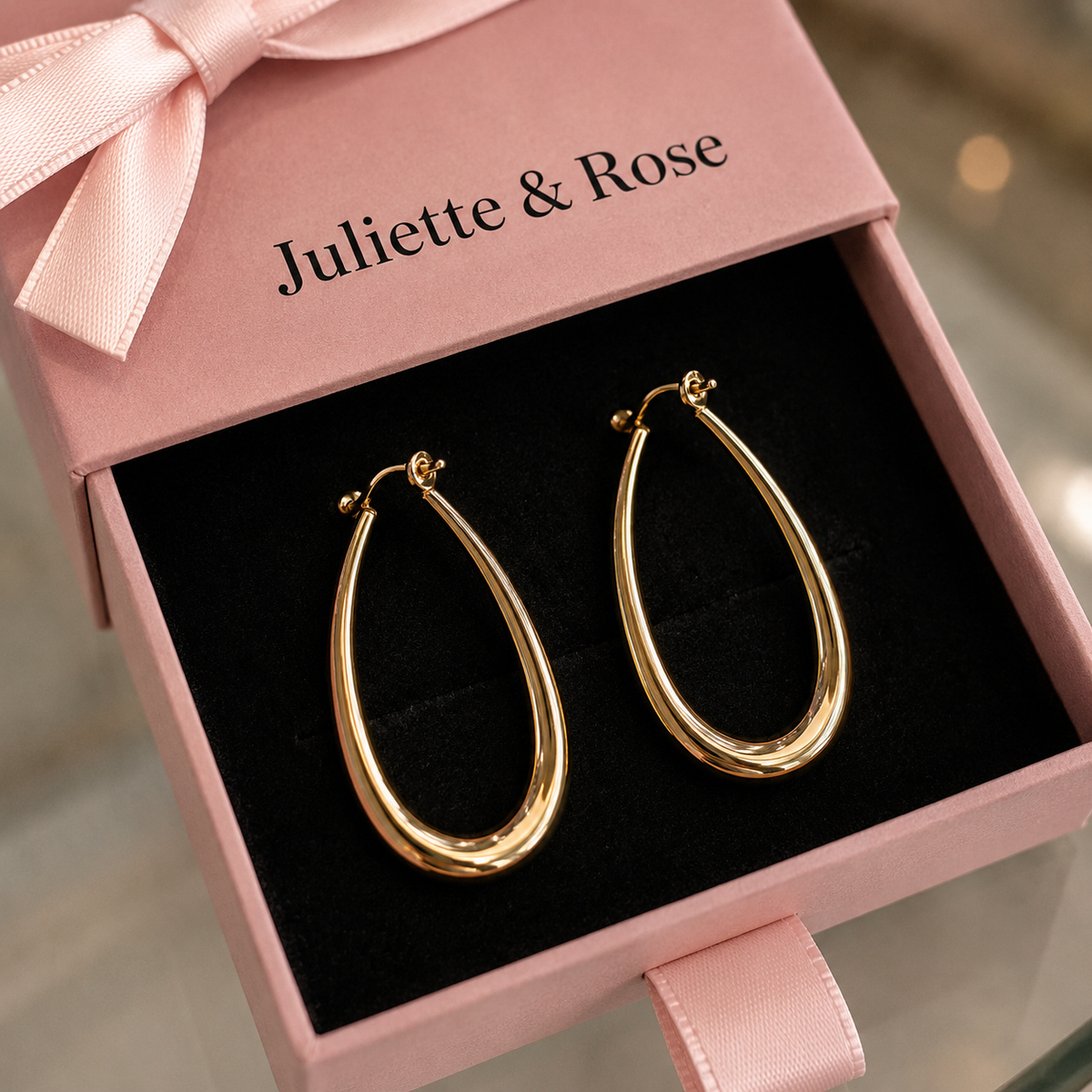 Boucles d'oreilles vintage exclusives en or