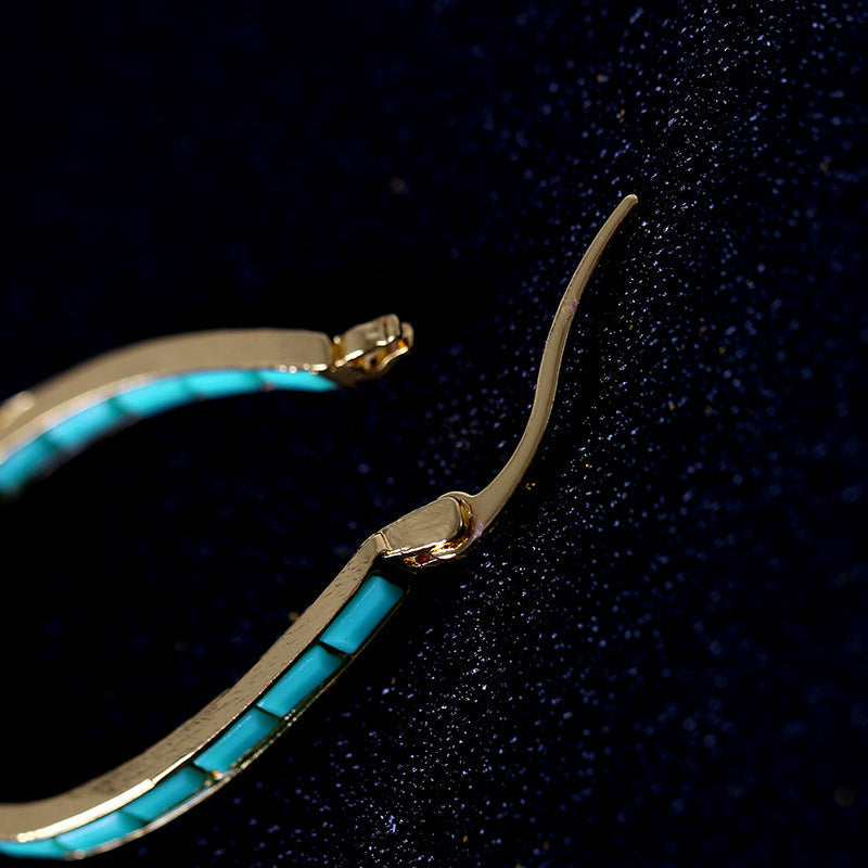 Créoles Caspian Edge | Or