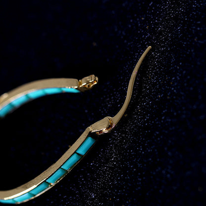 Créoles Caspian Edge | Or