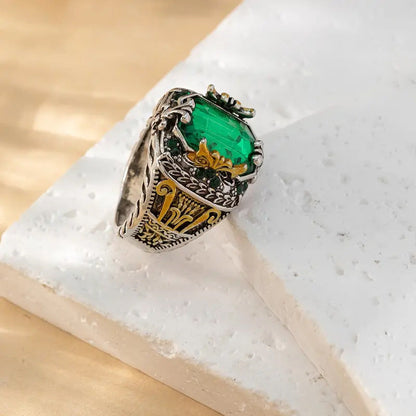 Klara Emerin Bague | Mixed Gold