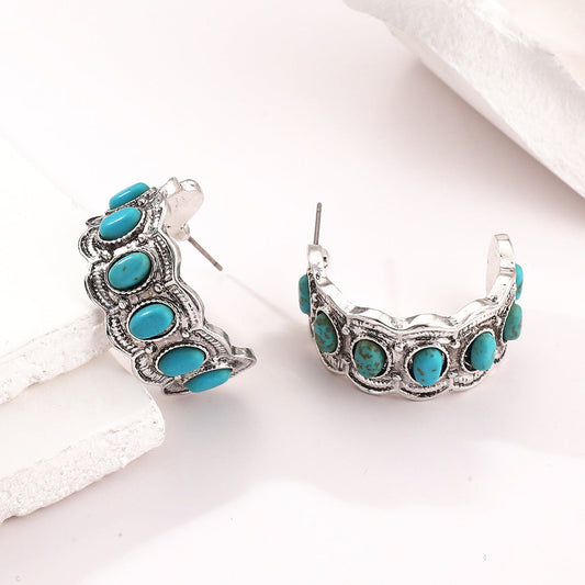 Boucles d’oreilles Azurella Shoreline | Or blanc