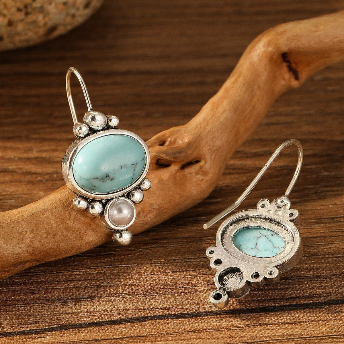 Boucles d’oreilles Briselle Shorelight | Or blanc