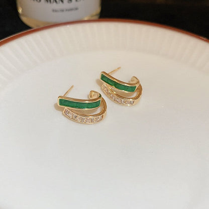 Chloé Feuillage Boucles d’oreilles | Doré
