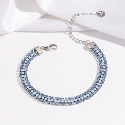 Signature Shine Bracelet | Or blanc