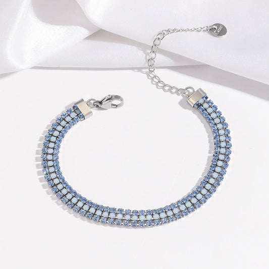 Signature Shine Bracelet | Or blanc