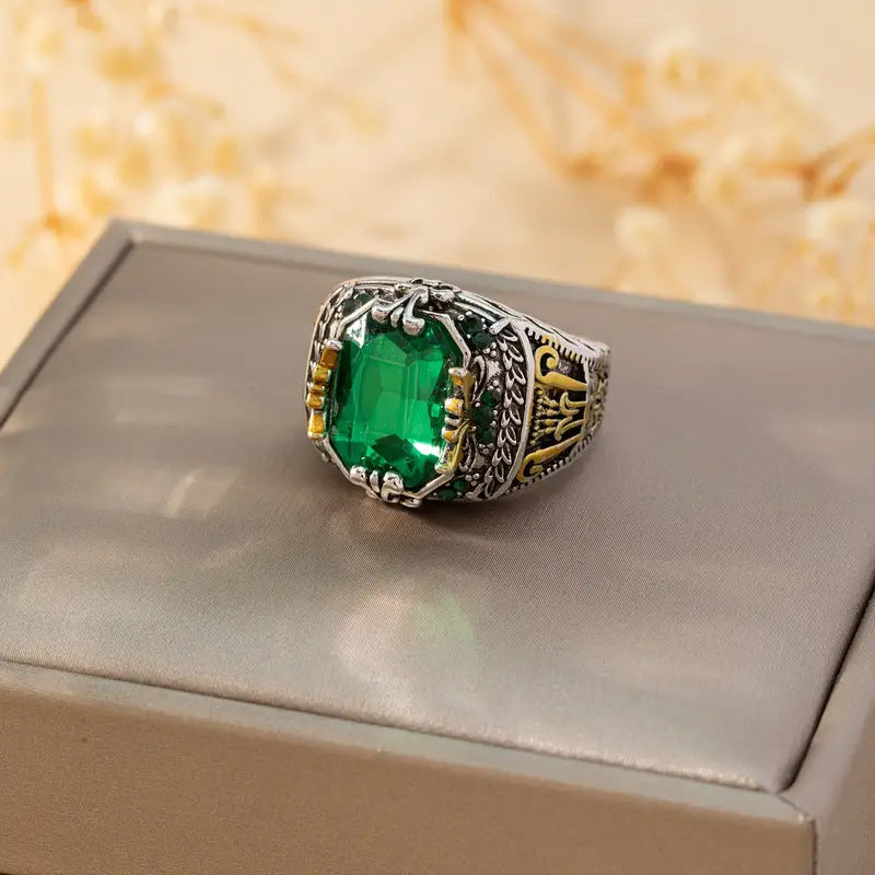 Klara Emerin Bague | Mixed Gold