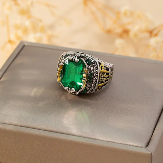 Klara Emerin Bague | Mixed Gold