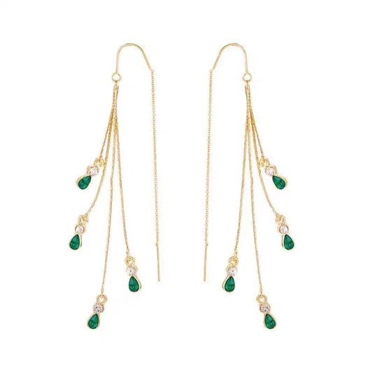 Calista Moreau Tassel Boucles d’oreilles | Doré