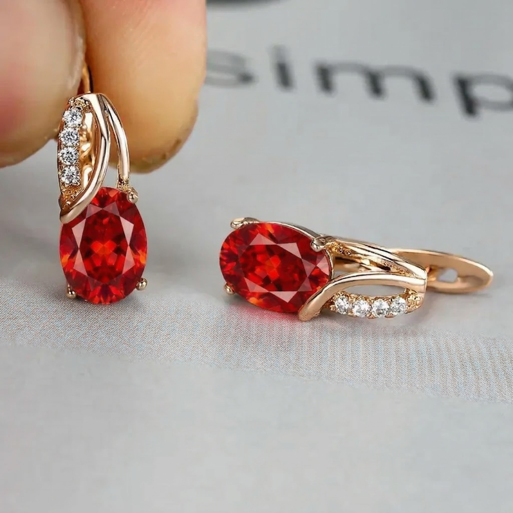 Veressa Ruberine Boucles d’oreilles | Doré