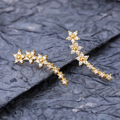 Boucles d'oreilles florales intemporelles