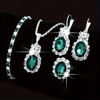 Seloria Grevalyn Parure de bijoux | Or blanc