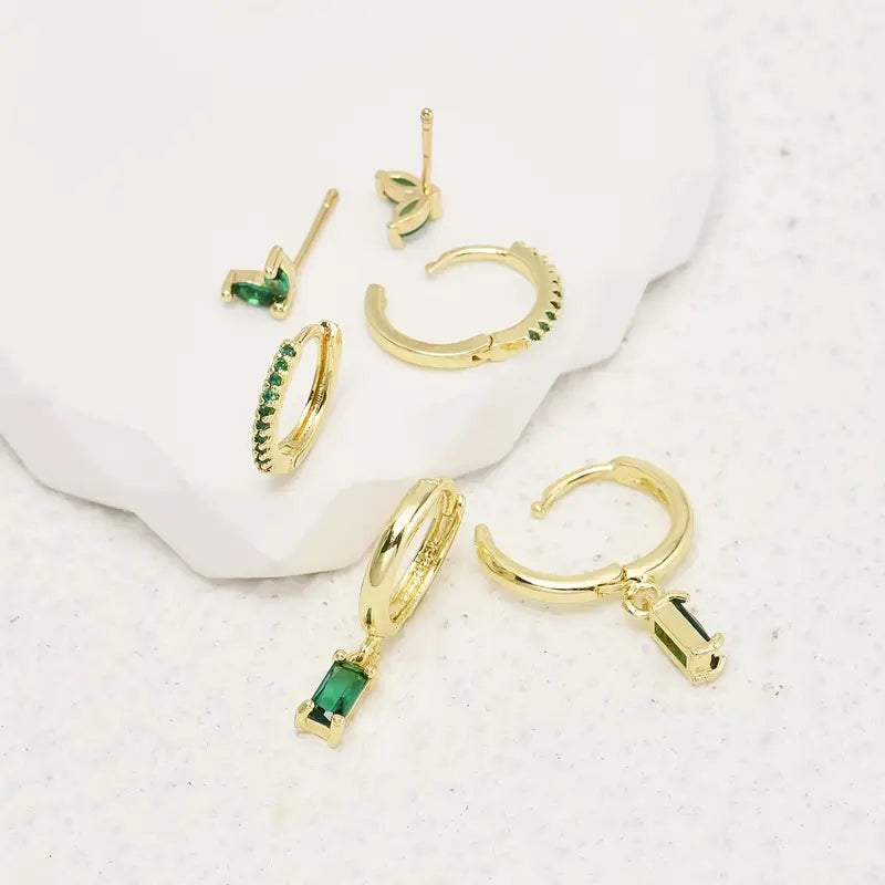 Fiorenza Viridelle Boucles d’oreilles Set | Doré