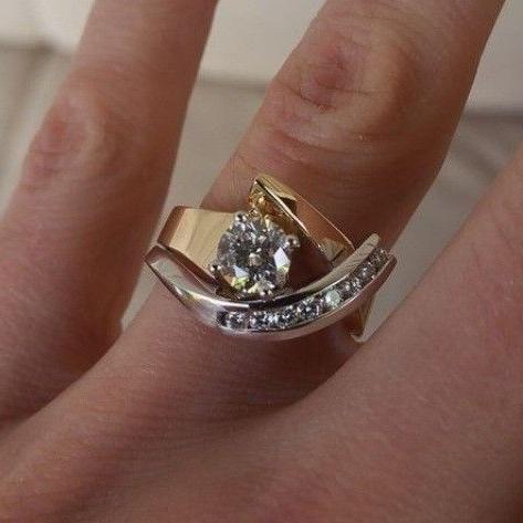Bague Fusion Dorée™ – Forme Libre & Éclat