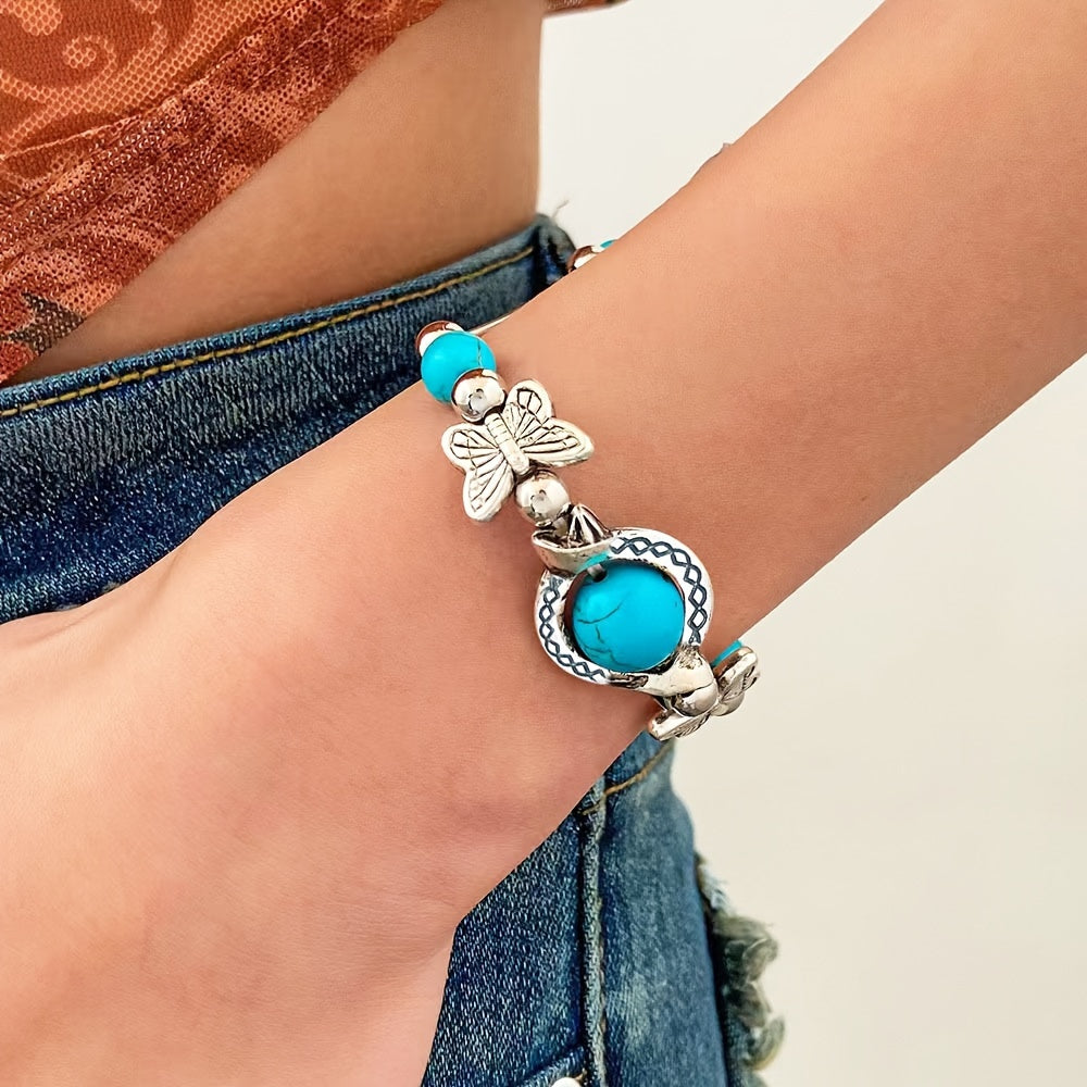Bracelet Oasis Butterfly Drift | Or blanc