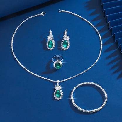 Seloria Grevalyn Parure de bijoux | Or blanc