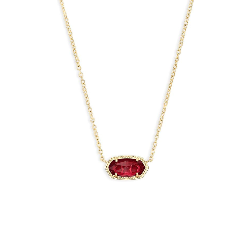 Classic Oval Ruby Collier | Doré
