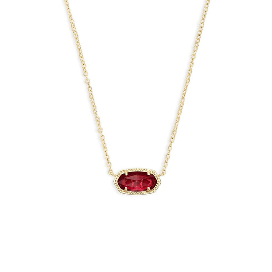 Classic Oval Ruby Collier | Doré