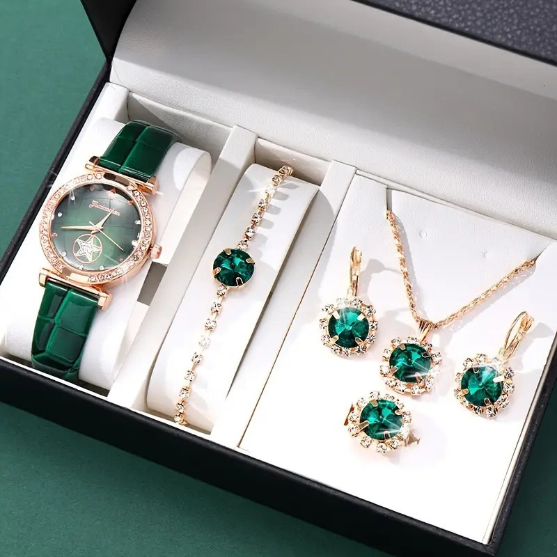 Verdantra Timecourt Parure de bijoux | Doré
