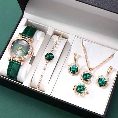 Verdantra Timecourt Parure de bijoux | Doré