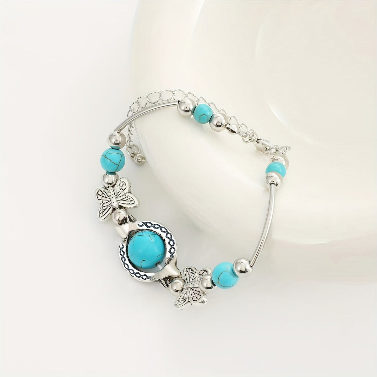 Bracelet Oasis Butterfly Drift | Or blanc