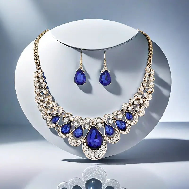 Maevina Zafiros Parure de bijoux | Doré