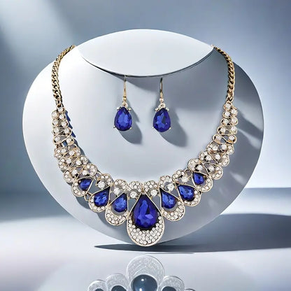 Maevina Zafiros Parure de bijoux | Doré