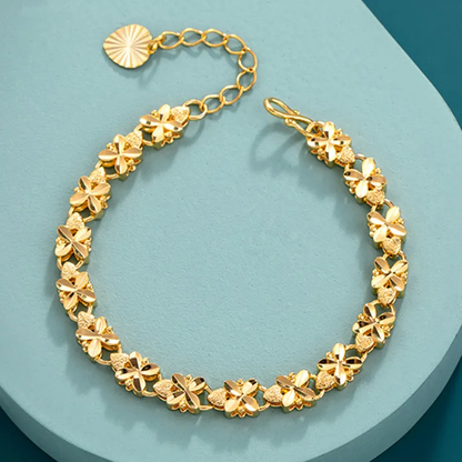 Bracelet Marguerite Doré Vintage