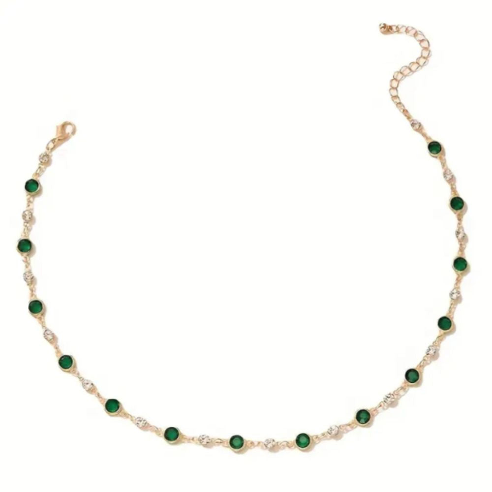 Emerald Green Pendant Necklace